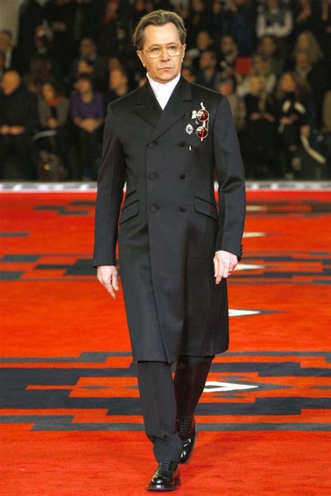 prada fashion show review|gary oldman Prada fashion show.